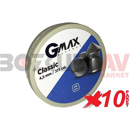 GMax Defense Classic 4,5 mm 10 Paket Haval Tfek Samas (2000 Adet)