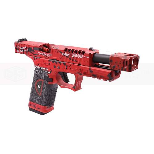 AW Custom Glock 17 Deadpool Edition Blowback Airsoft Haval� Tabanca