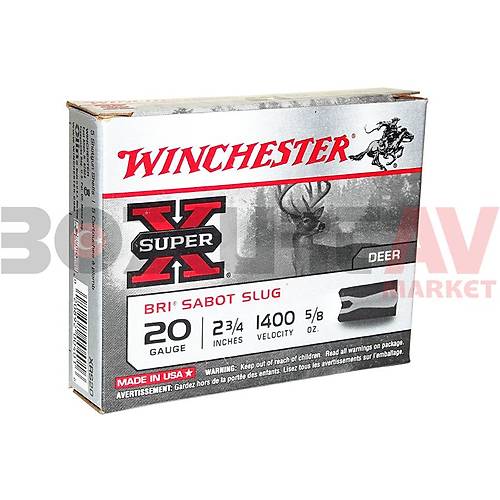 Winchester Super X BRI Sabot Slug 20 Kalibre Tek Kurun