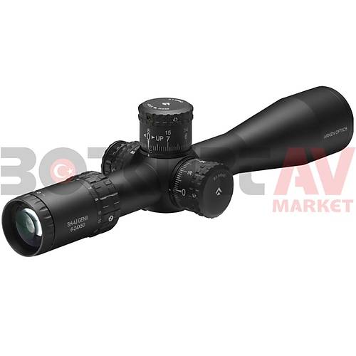 Arken Optics SH-4J 6-24X50 FFP MIL VPR Zero Stop Tfek Drbn