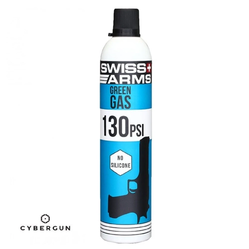Cybergun Swiss Arms 130 PSI 760 ml Airsoft Green Gas (Silikonsuz)