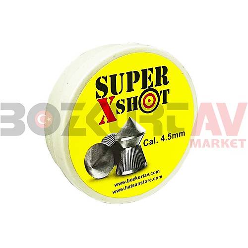 Super X Shot 4,5 mm Haval Tfek Samas (150 Adet)