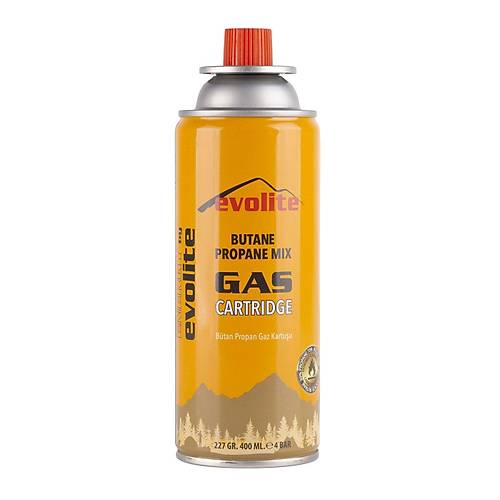 Evolite Butane Propane Valfli 227 Gr. Gaz Ocak Kartuu