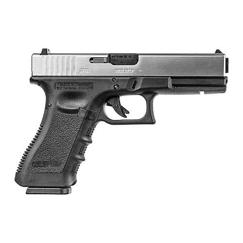 We Glock 17 GEN 3 Silver Blowback Airsoft Haval� Tabanca
