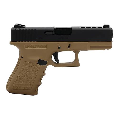 We Glock 23 GEN 3 Tan Blowback Airsoft Haval� Tabanca