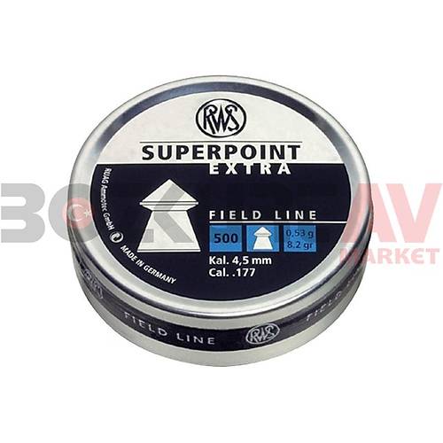 RWS Superpoint Extra 4,50 mm Haval Tfek Samas (8,2 Grain - 500 Adet)