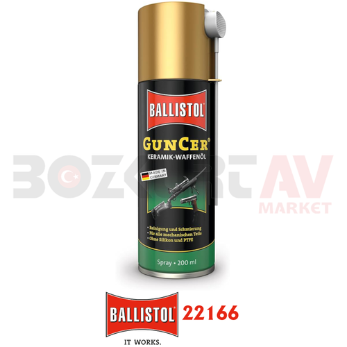 Ballistol GunCer 200 ml Seramik Katk�l� Silah Bak�m Ya��