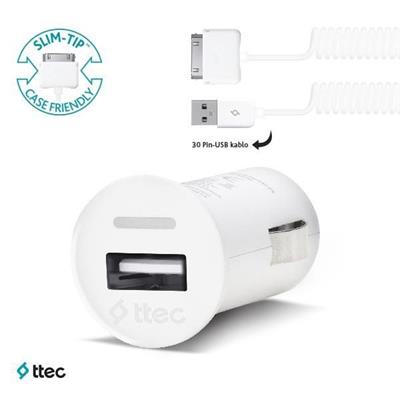 Ttec Compact Cep Telefonu Araç Şarj Cihazı IPhone 4 1000mA