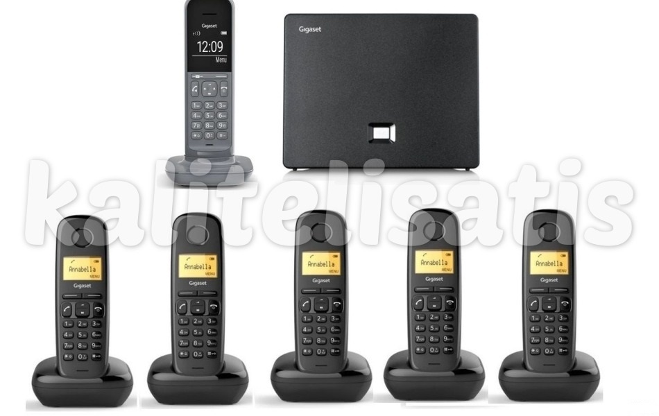 Gigaset Analog &IP 6 Dahili Dect Telsiz Kablosuz Telefon Santrali CL390 ...