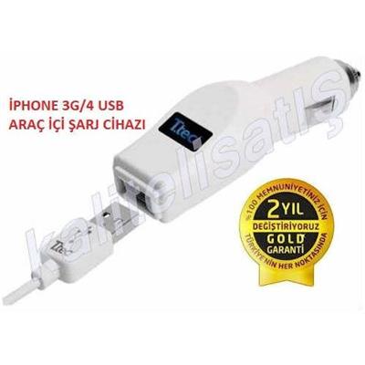 Ttec Usb Cep Telefonu Araç Şarj Cihazı Iphone 4 1000 MA