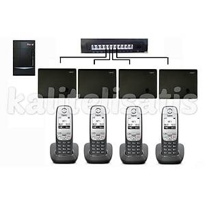 Fortel Z308 3 Harici 4 Dahili PBX Gigaset A415 Kablosuz Telefon Santrali
