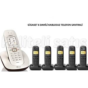 Gigaset 6 Dahili Dect Telsiz Kablosuz Telefon Santrali CL540 & A170