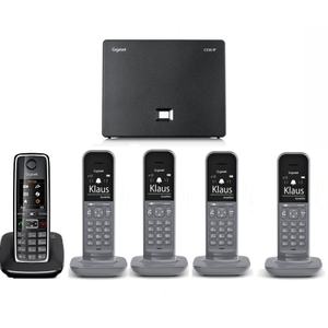 Gigaset Analog &IP 5 Dahili Dect Telsiz Kablosuz Telefon Santrali C530 & CL390