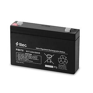 Ttec 6 Volt 7 Amper Bak�ms�z Kuru Ak� 6V 7Ah �retim Tarihi: 05/2019