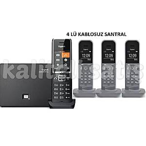Gigaset Analog IP 4 Dahili Dect Telsiz Kablosuz Telefon Santrali Comfort 550 - CL390