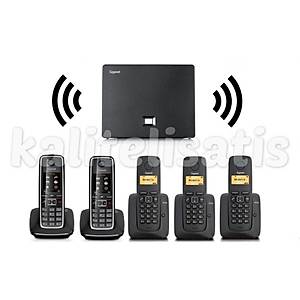 Gigaset Analog &IP 5 Dahili Dect Telsiz Kablosuz Telefon Santrali