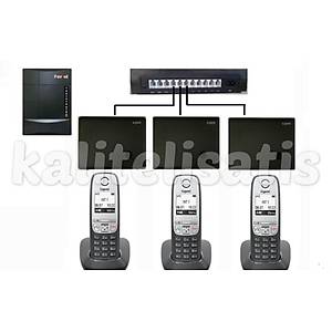 Fortel Z308 3 Harici 3 Dahili PBX Gigaset A415 Kablosuz Telefon Santrali