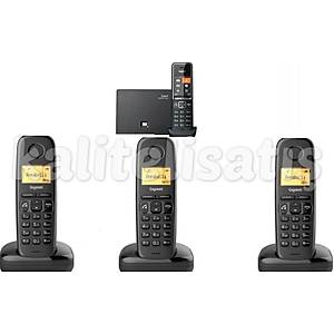 Gigaset Analog &IP 4 Dahili Dect Telsiz Kablosuz Telefon Santrali Comfort 550-A270