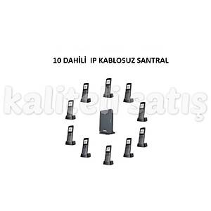 Yealink W71P/H  IP 10 Dahili Dect Telsiz Kablosuz Telefon Santrali