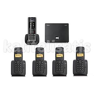 Gigaset Analog &IP 5 Dahili Dect Telsiz Kablosuz Telefon Santrali C530 A120