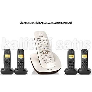 Gigaset 5 Dahili Dect Telsiz Kablosuz Telefon Santrali CL540 & A170