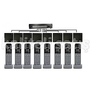 Fortel Z308 3 Harici 8 Dahili PBX Gigaset CL390 Kablosuz Telefon Santrali