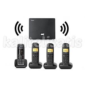 Gigaset Analog &IP 4 Dahili Dect Telsiz Kablosuz Telefon Santrali C530 & A270
