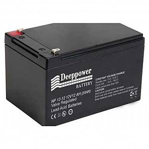 Deeppower 12V Volt 12Ah Amper Bak�ms�z Kuru UPS Alarm Ak�s�