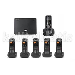 Gigaset Analog & IP 6 Dahili Dect Telsiz Kablosuz Telefon Santrali C530-C575