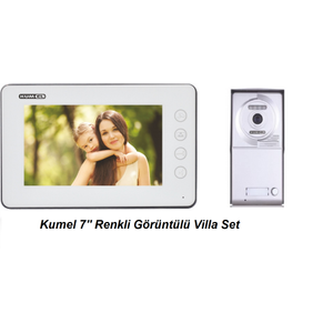 Kumel 7 '' LCD 1 Daireli Renkli G�r�nt�l� Telefon Villa Set