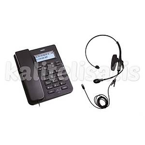 Karel TM145 - KLK214   Kulakl�kl� �a�r� Merkezi Operat�r Telefonu