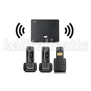 Gigaset Analog &IP 3 Dahili Dect Telsiz Kablosuz Telefon Santrali C530 A120