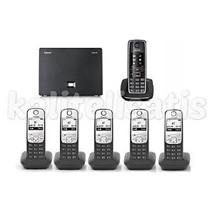 Gigaset Analog & IP 6 Dahili Dect Telsiz Kablosuz Telefon Santrali C530-A690