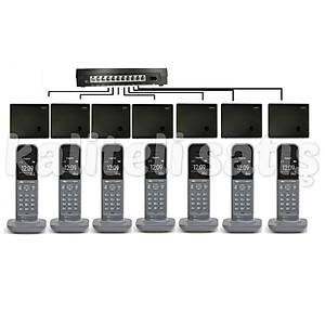 Fortel Z308 3 Harici 7 Dahili PBX Gigaset CL390 Kablosuz Telefon Santrali