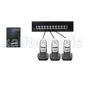 Fortel Z308 3 Harici 3 Dahili PBX Gigaset A690 Kablosuz Telefon Santrali