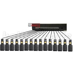 Fortel P832 4 Harici 15 Dahili PBX Gigaset A120 Kablosuz Telefon Santrali