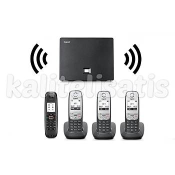 Gigaset CL750 - A415  Analog & IP  4 Dahili Kablosuz Telefon Santrali