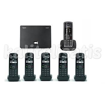 Gigaset Analog & IP 6 Dahili Dect Telsiz Kablosuz Telefon Santrali C530 ...