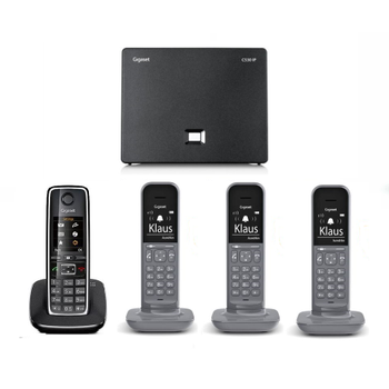 Gigaset Analog &IP 4 Dahili Dect Telsiz Kablosuz Telefon Santrali C530 & CL390