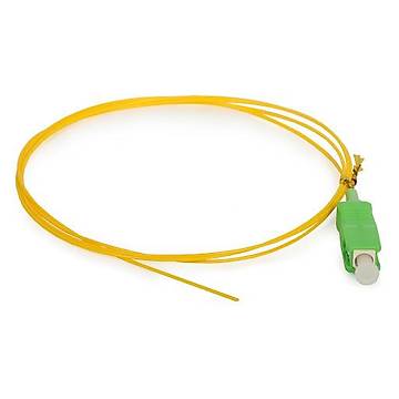 Nitrogate Simplex SC/APC 9/125 OS2 Single Mode Fiber Optik Pigtail - 1 Metre