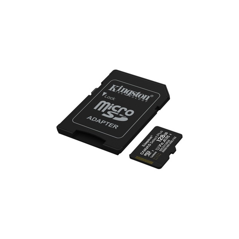 KINGSTON 128 GB CANVAS SELECT PLUS MICRO SD CARD CL10 SDCS3/128GB