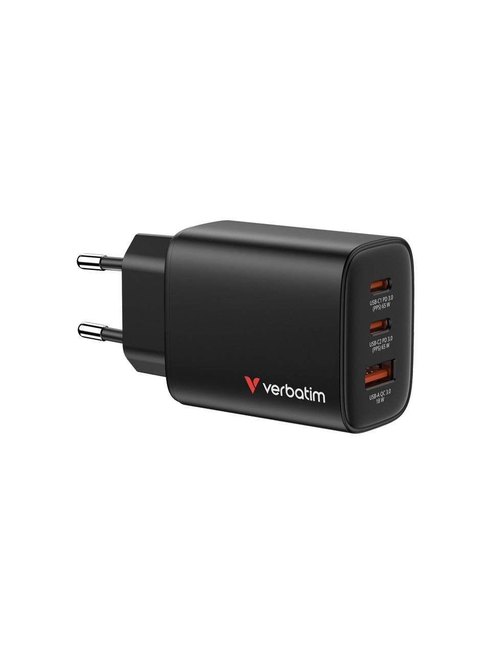 VERBATIM 32352 Ess Gan Charger 65w Eu Siyah