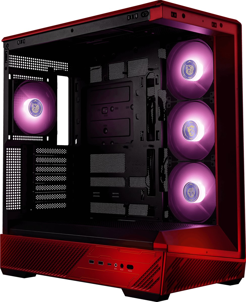 MSI MAG PANO 130R MLG EDITION 3X120MM ARGB 1X120MM ARGB FAN ATX PANORAMİK GAMİNG BİLGİSAYAR KASASI