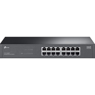 TP-LINK LS1016G 16 PORT GIGABIT RACKMOUNTABLE METAL KASA SWITCH
