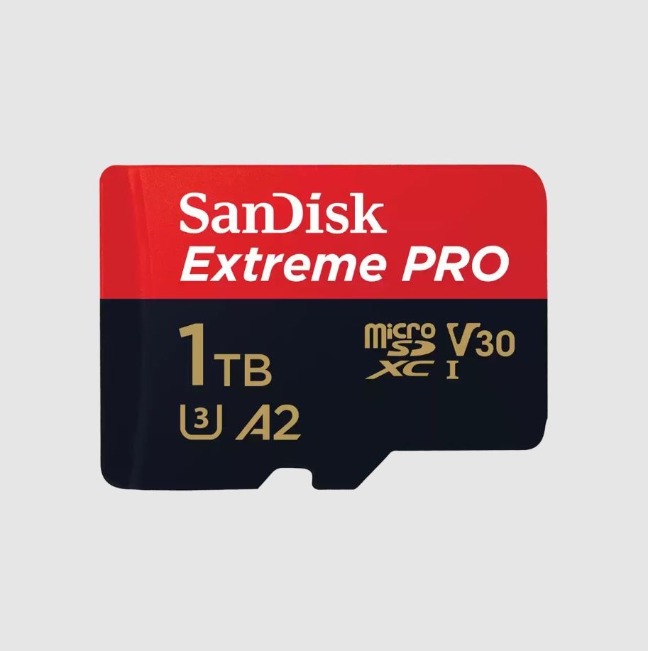SANDISK SDSQXCD-1T00-GN6MA 1TB Extreme Pro microSD UHS I Card 200MB/s 140MB/s