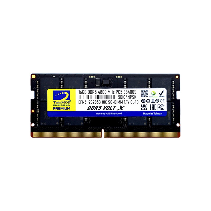 TWINMOS 16 GB DDR5 4800MHZ TMD516GB4800S40 Notebook Ram