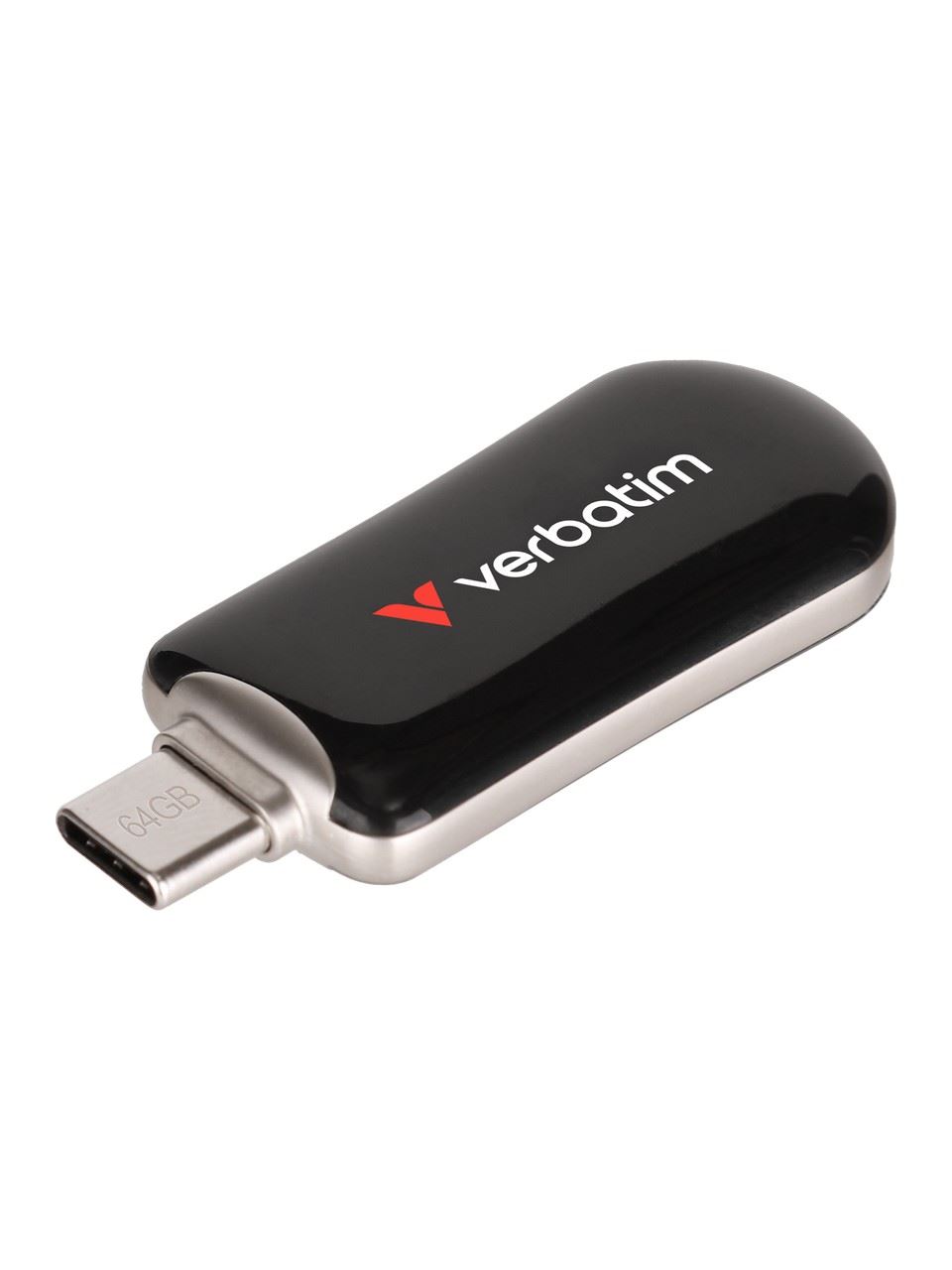 VERBATIM 30224 Plectra USB-C Flash Drive Black 64GB Siyah