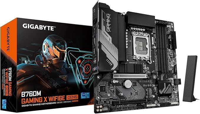 GIGABYTE B760M-GXWF6EGEN5 MAB B760M GAMING X WIFI6E 1700 DDR5 Anakart