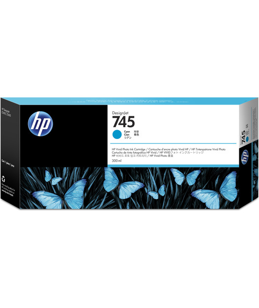 HP F9K03A Cyan Mürekkep Kartuş (745)