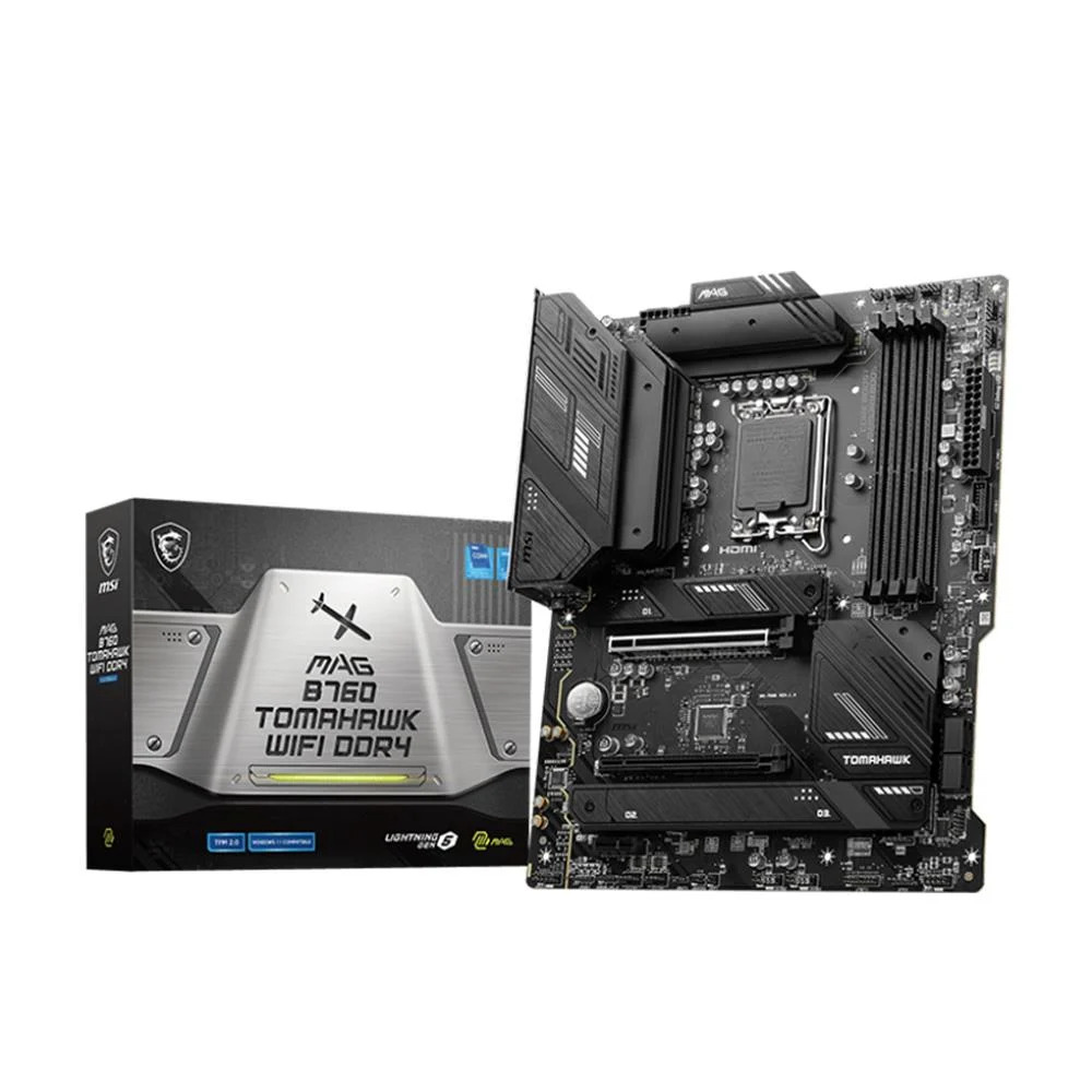 MSI MB MAG B760 TOMAHAWK WIFI SOKET 1700 DDR5 6400(OC) PCI-E Gen 5 3X M.2 USB3.2  1x 2.5G LAN  WI-FI 6 ATX